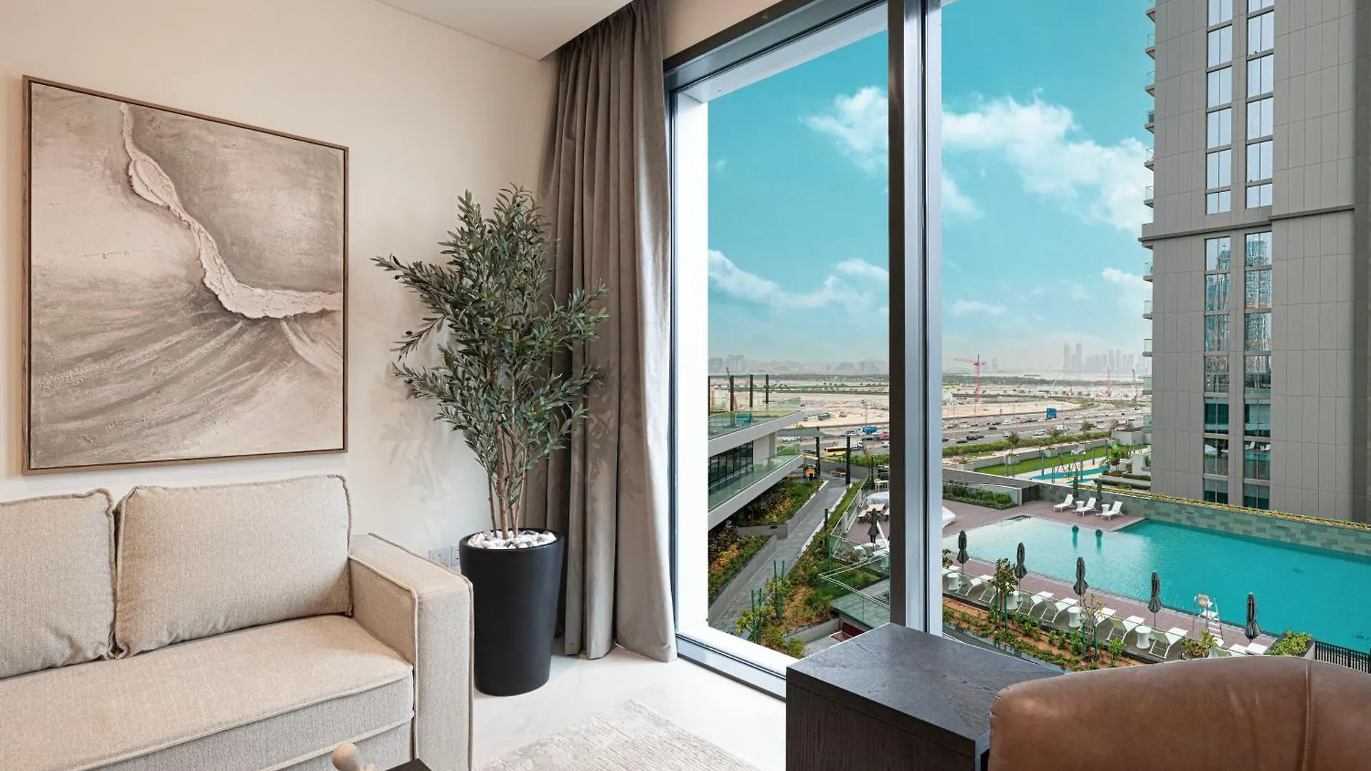 Chic 2Br Creek Vista, Near Downtown, Burj Khalifa And Dubai Mall