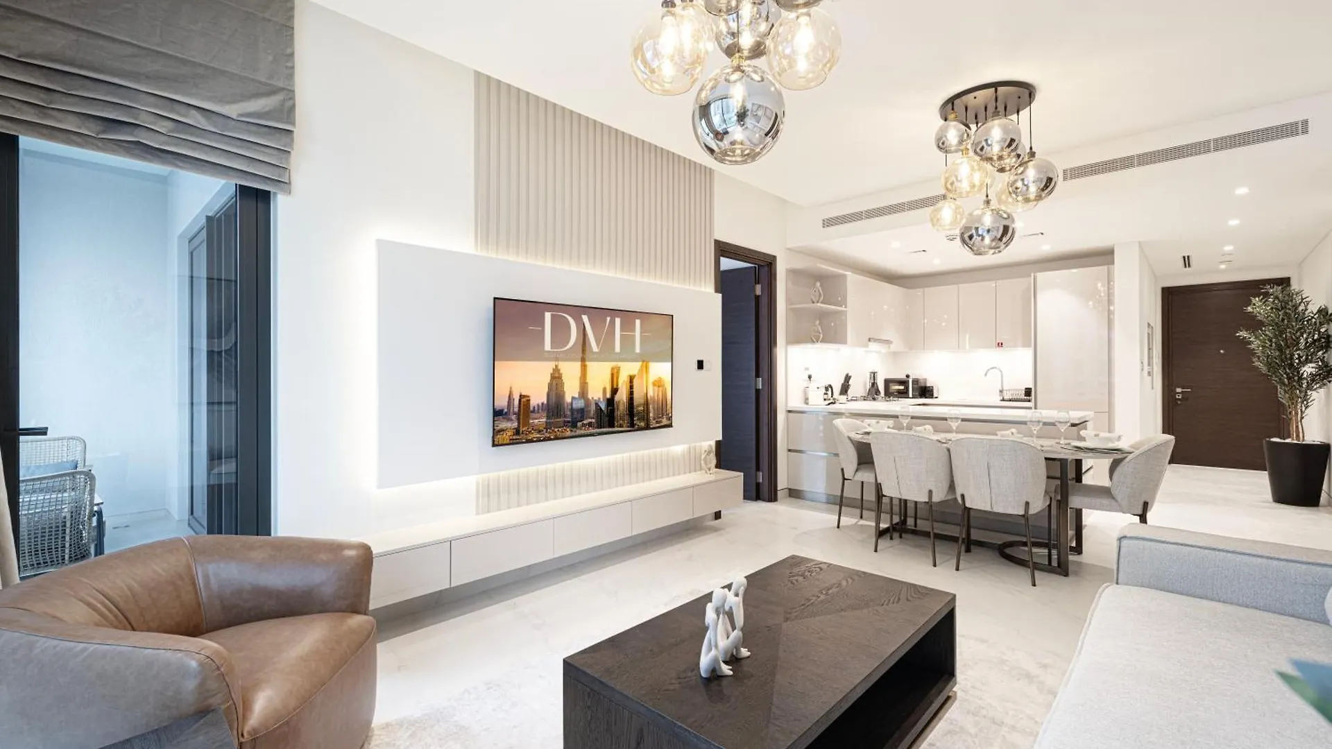 Apartment Chic 2Br Creek Vista, Near Downtown, Burj Khalifa And Dubai Mall