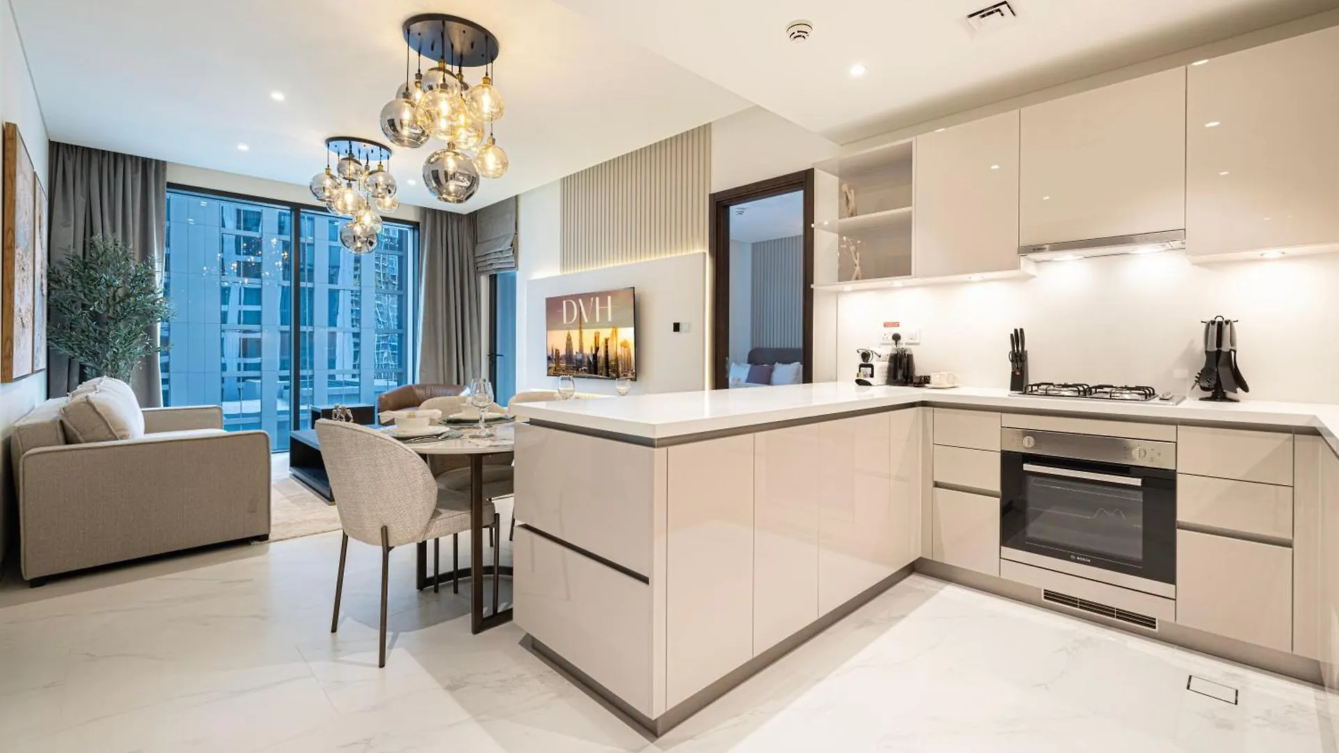 Chic 2Br Creek Vista, Near Downtown, Burj Khalifa And Dubai Mall 0*,
